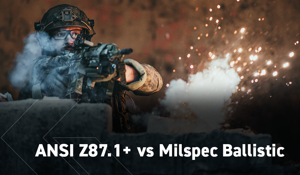ANSI Z87.1+ vs Milspec Ballistic (MIL-PRF-32432A)