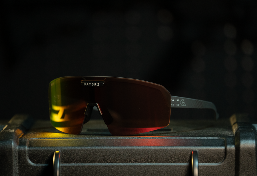 GATORZ Smoke w/ Blue Mirror lens